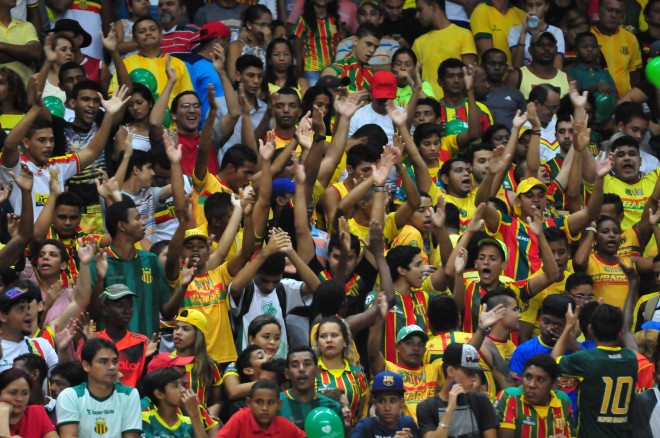 O torcedor do Sampaio Corrêa esgotou os seis mil ingressos das duas partidas no Castelinho na Final da LBF CAIXA (Biaman Prado/LBF)