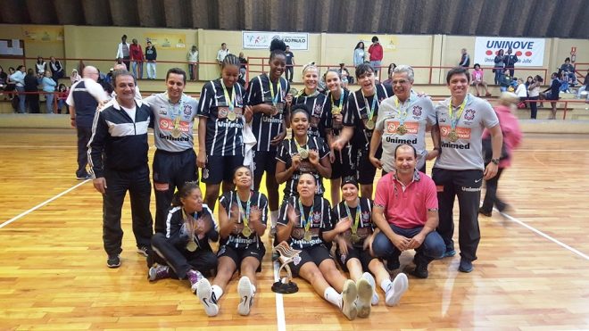 Com quatro vitórias e 100% de aproveitamento, o Corinthians conquistou o título dos Jogos Abertos do Interior de São Paulo (Divulgação)